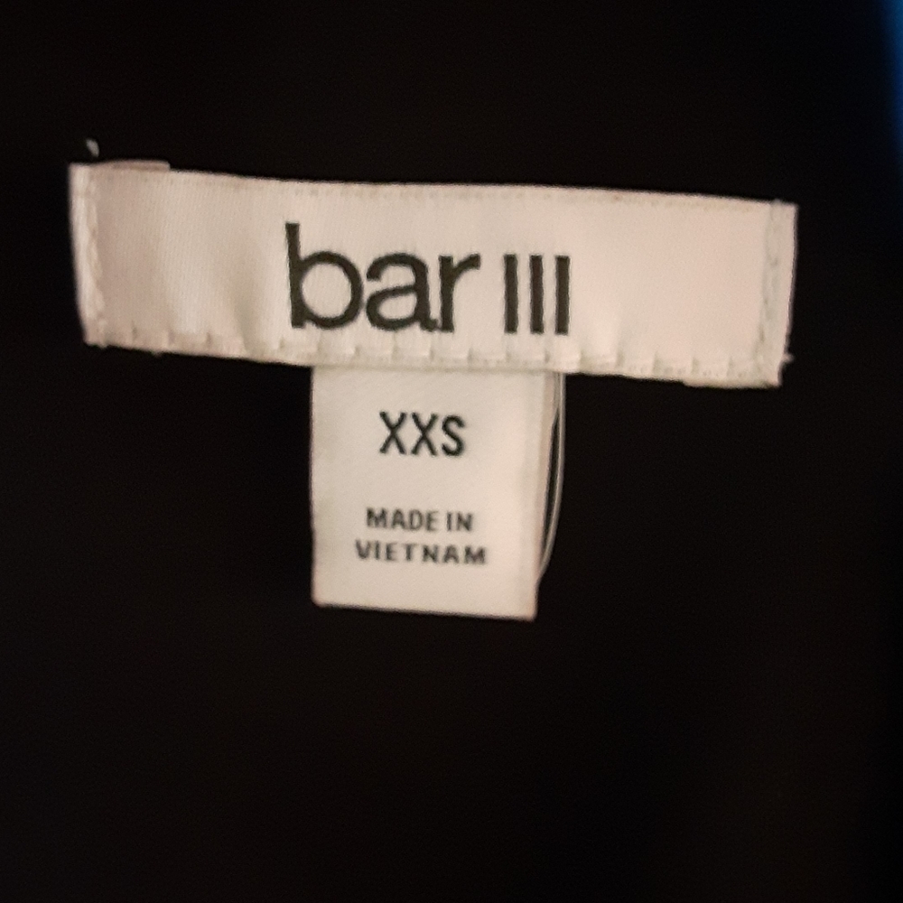 Bar lll black blazer Size XXS 100% Polyester $30 - Picture 7 of 8